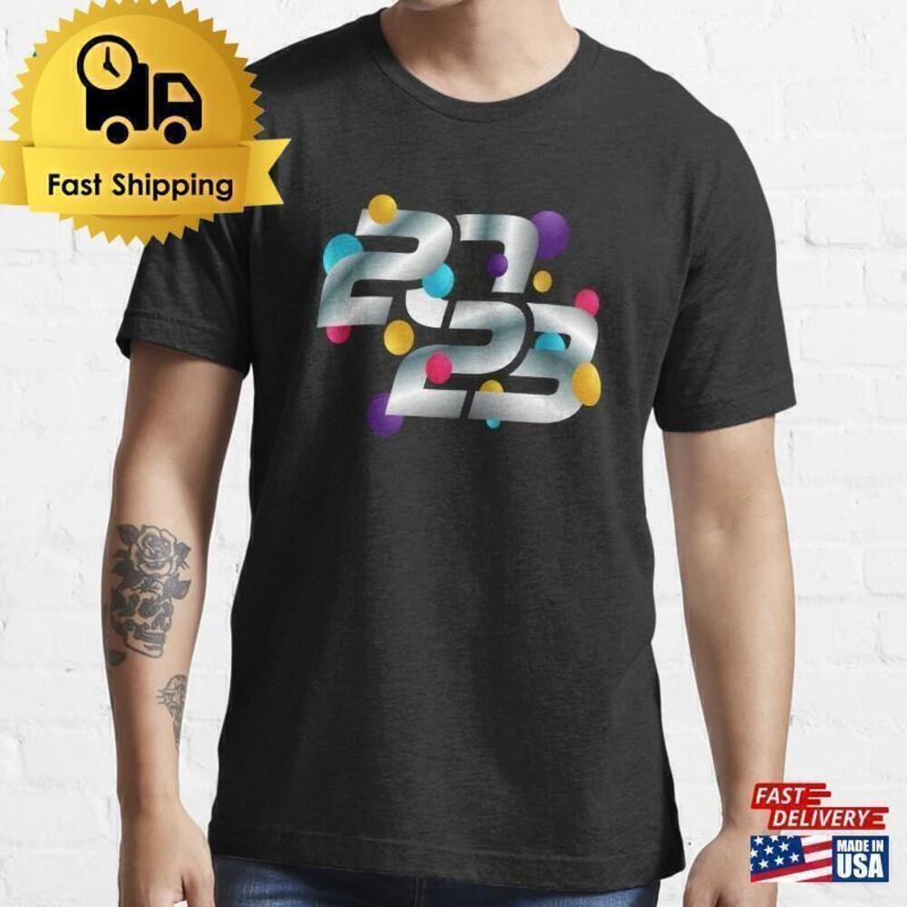 Happy New Year Essential Celebration Graphic Festive Holiday Art Unisex T-Shirt